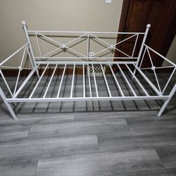 White Twin Bed Frame 