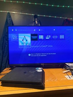 PS4 Slim 1TB Console – Tested & Working – HDMI Included