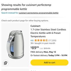 Cordless Programmable Kettle