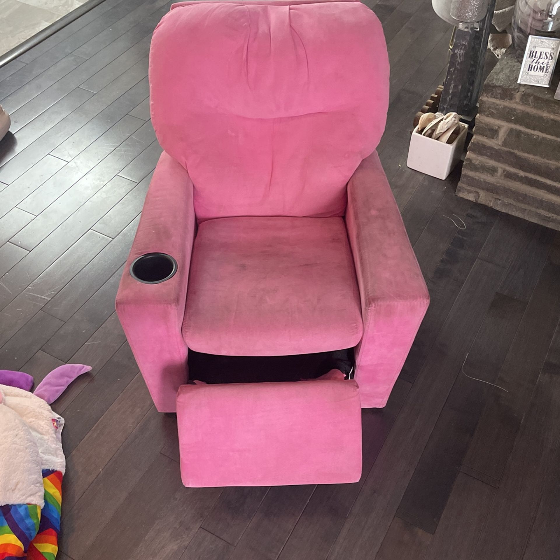 Kids Pink Reclining Chair