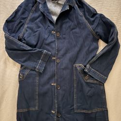 Banana Republic NEW denim Mac Jacket