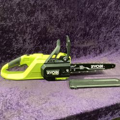 🛠🧰RYOBI ONE+ HP 18V Brushless WHISPER Series 12” Chainsaw GREAT COND!(Tool Only)-$120!🧰🛠