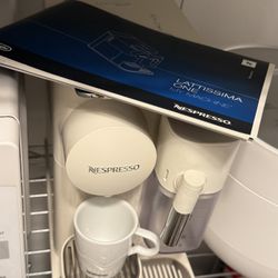 Nespresso Lattissima One Silky White Espresso Machine by De'Longhi