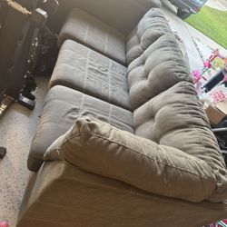 Grey L Shape - Sectional Couch 