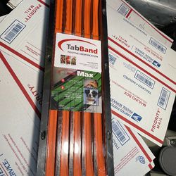 Tab Band Max XL Disposable Dog Identification Collars Orange