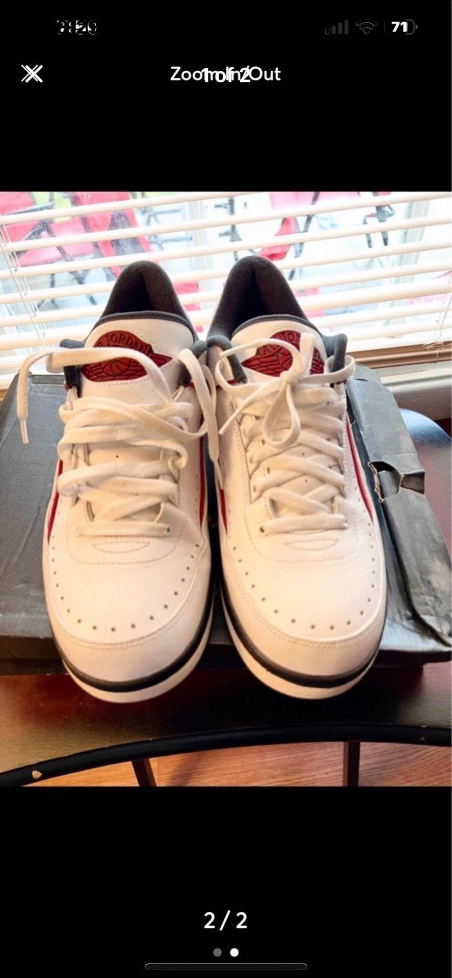 JORDAN 2 RETRO ‘ Chicago Low ‘