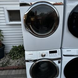 Samsung Front Load Washer And GAS dryer 