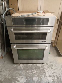 USED JENN-AIR OVEN AND MICROWAVE TOGETHER