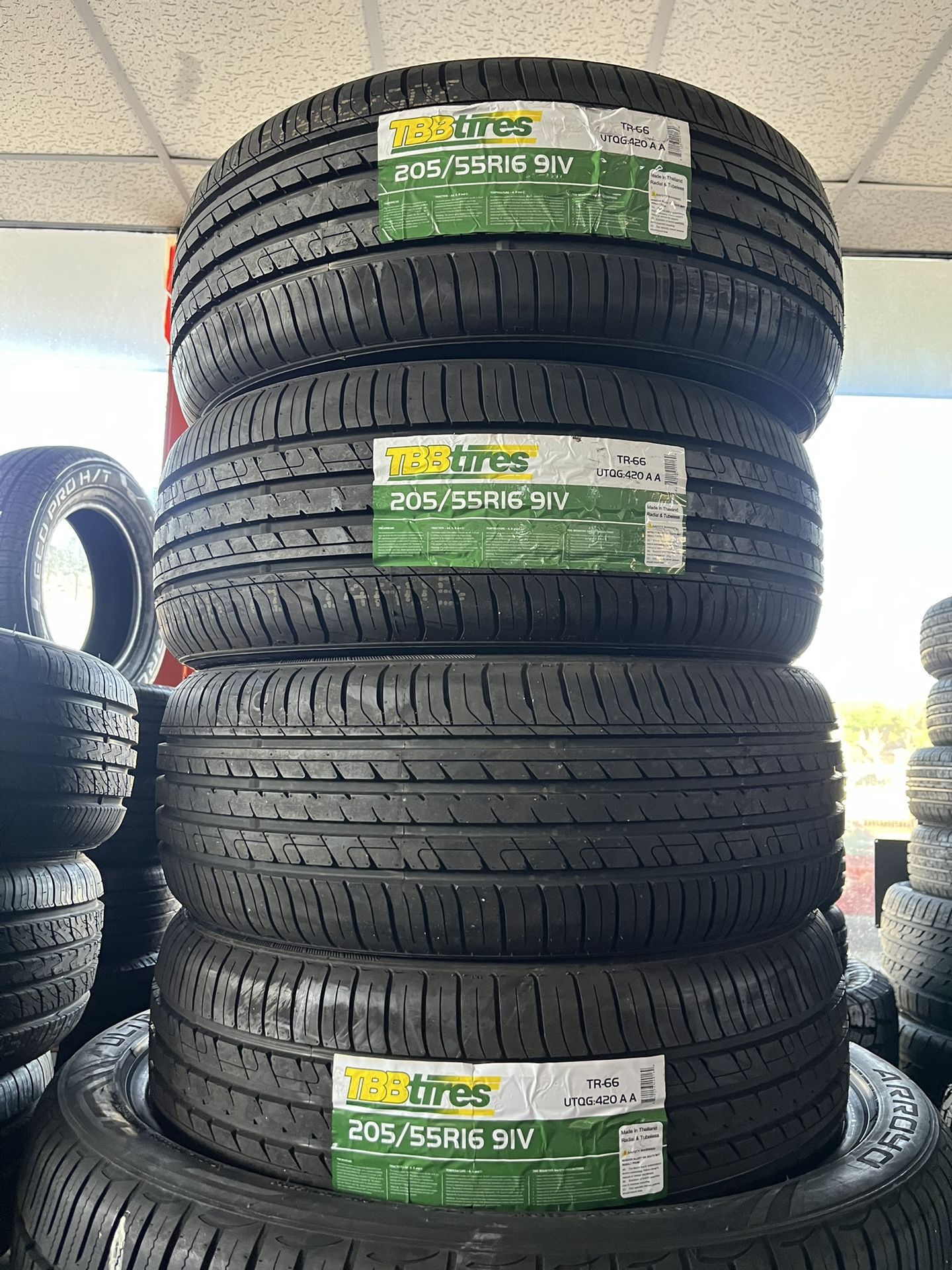 🔥📲205/55/R16 Vendo Llantas Nuevas Marca Tbb. Tires