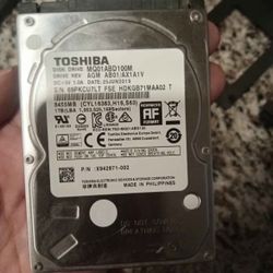 Toshiba 1TB hard drive disk for laptops and computers or Xbox one internal hard drive