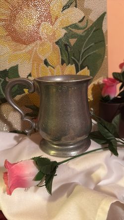 Vintage Pewter Tankard Mug USA