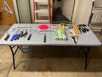 Assorted paint items