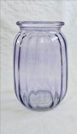 Violet Thick Glass Vase