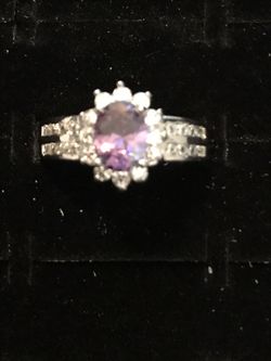 Size 9 silver ring