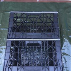 BLACK Dairy Crates