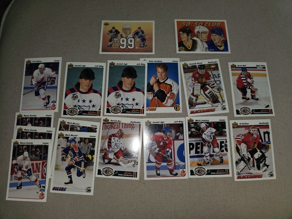 Eric Lindros Jamir Jagr Peter Foresberg Dominik Hasek Rookies Etc Wayne Gretzky Etc Lot