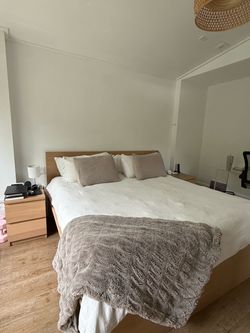 IKEA king Bed and night stands