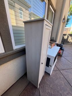 Cabinet and shelf