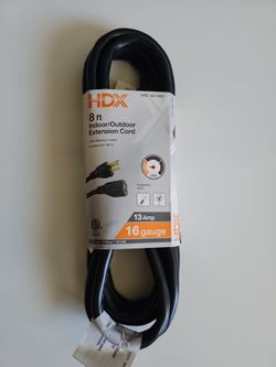 HDX 8' Extension Cord
