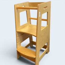 Step up wood toddler tower