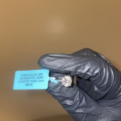 MOISSANITE RING 2.0 CT – STERLING SILVER 925 SIZE 8