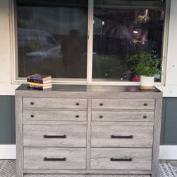 Modern Gray Dresser / Media Console – Tons of Storage