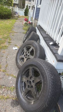 4 wheels and tire