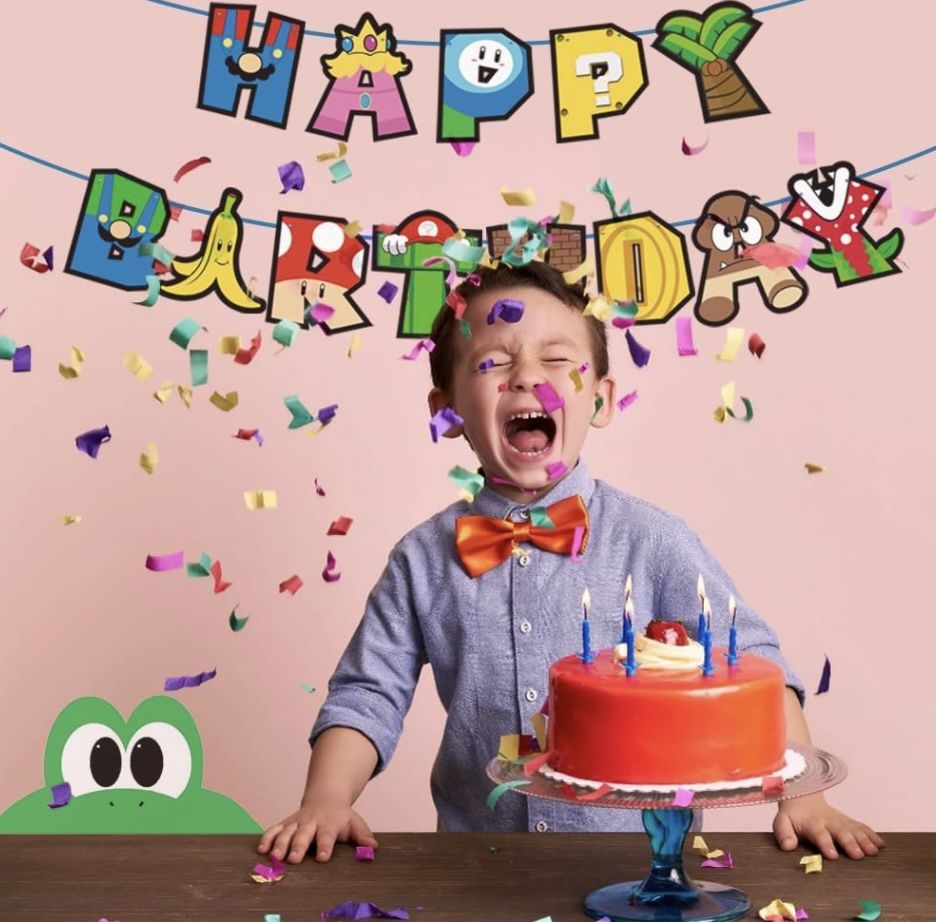 Super Mario Birthday Decor Set