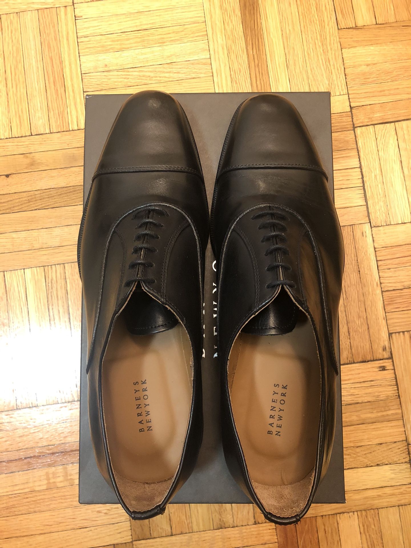 Barneys New York Cap-Toe Balmorals