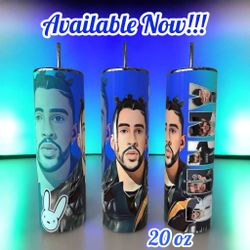 Personalized Tumbler- Bad Bunny 