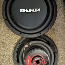 Memphis Shallow 12 Subs Dual 4 Ohm Street Reference 500 Watts