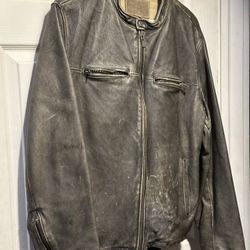 Guess Leather Jacket LG 