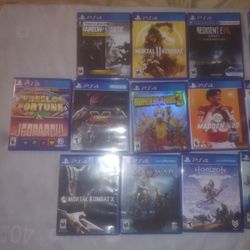 PS4 With Games And Controller 