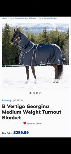 New in bag Horse Blanket w/ hood size 84