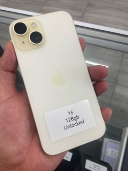 iPhone 15 unlocked. Cash or $50 down w approval