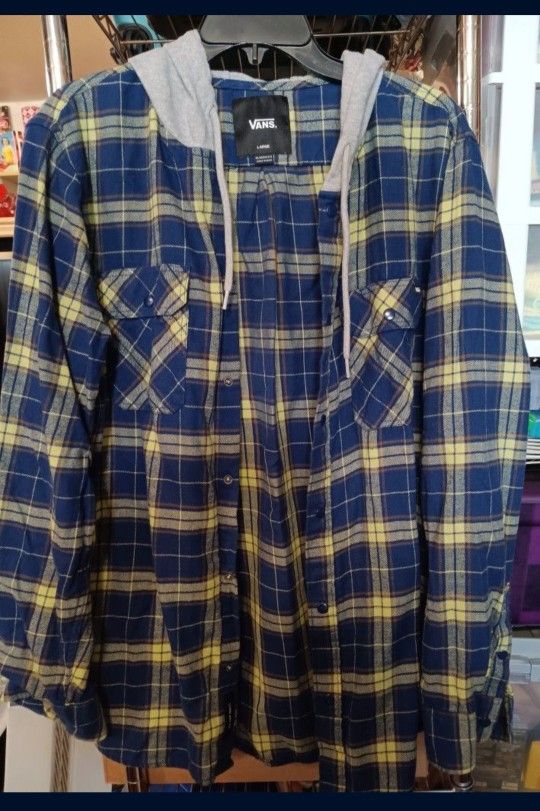 Vans Parkway Long Sleeve Hooded Flannel Shirt