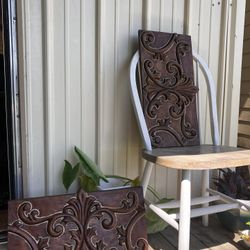 Wood Carved Wall Decor