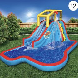 Inflatable Waterslide!! Slide & Soak