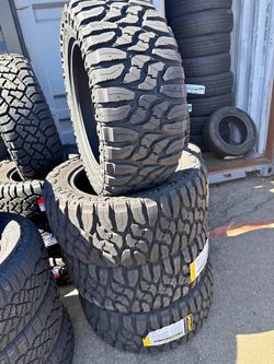 LT 33x12.50x20 MT $740 CASH OUT THE DOOR Mud Terrain Tires installed (4) New 50,000 Mile Warranty