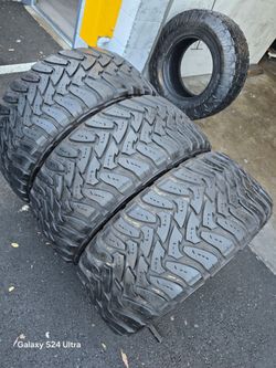 4 Used Tires Lt35x12.50r20 Toyo RT Open Country ,DOT 2023, LR , E , 10 PLY $399.00
