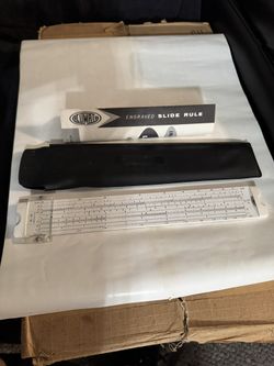 Vintage Amat’s 400 Slide Rule With Case 