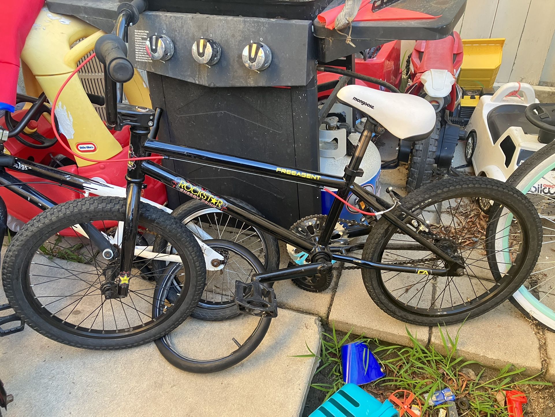 Free agent rockstar top bmx bike specs
