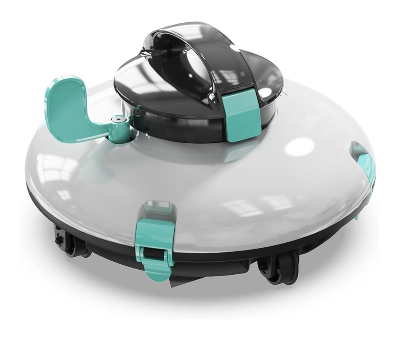 Cordless Robotic Pool Cleaner, Automatic Above Ground Pool Vacuum with 70 Mins Runtime, 15KPa Powerful Suction, Self-Parking, Lightweight, Ideal for A