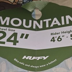 Bicycle, Huffy mountain, Purple, 24"