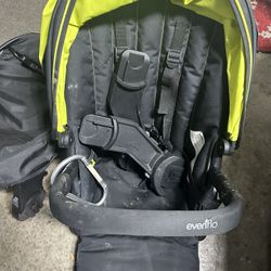 Evenflo Wagon Pivot Adapter Car seat And Seat