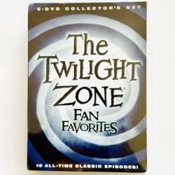 5 DVD Collectors Box Set The Twilight Zone Fan Favorites