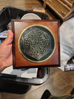 vintage WKK desktop maze puzzle game