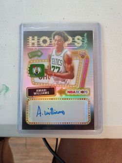 Amari williams Hoops rookies first sign