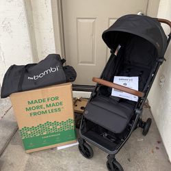 NEW! Bombi Compact one hand easy fold Travel Stroller