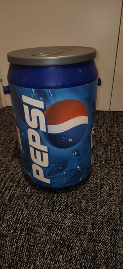 vintage 1998 Chicago Fire MLS Cup Champions Pepsi can cooler made by Kooler Kraft.